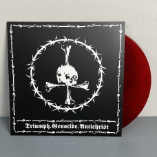 Revenge - Triumph.Genocide.Antichrist LP (Transparent Red / Black Marble Vinyl)