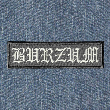 Нашивка Burzum White Logo вишита