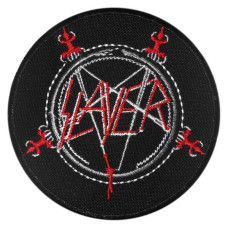 Нашивка Slayer Pentagram вишита кругла