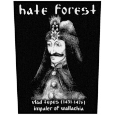 Нашивка Hate Forest - Vlad Tepes White на спину
