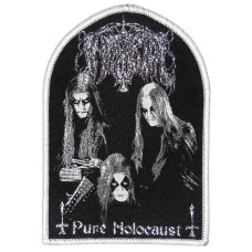 Нашивка Immortal - Pure Holocaust White ткана