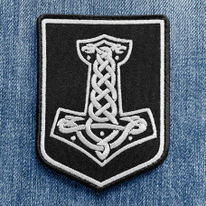 Thor's Hammer 4 Embroidered Patch