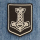 Thor's Hammer 4 Embroidered Velcro Patch