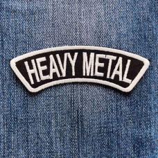 Нашивка Heavy Metal White 2 вишита арка