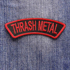 Нашивка Thrash Metal Red вишита арка