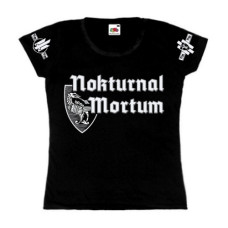 Футболка жіноча Nokturnal Mortum - Слава Героям (Hailed Be The Heroes) чорна