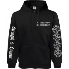 Зіп худі Satanic Warmaster - Strength & Honour