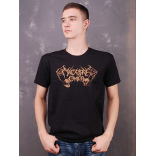 Футболка Macabre Omen Bronze Logo чорна