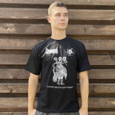 Ophiolatry / Infernal Dominion - Misanchristianthropy (El-Elyon) Black T-Shirt