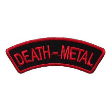 Нашивка Death Metal вишита арка