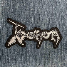 Нашивка Venom Grey Logo вишита фігурна
