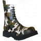 Steel camouflage boots with 10 eyelets