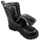 Steel Boots 10 Eyelets Black Warm
