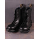Steel Boots 10 Eyelets Black