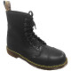 Steel Boots 8 Eyelets Black