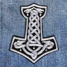Thor's Hammer 2 Embroidered Patch