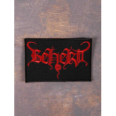 Beherit Red Logo Embroidered Patch