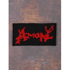 Amon Red Logo Embroidered Patch