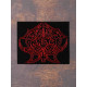 Abruptum Red Logo Silkscreen Printed Patch
