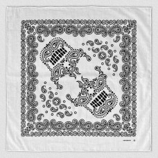 Skull Mask And Paisley Bandana White
