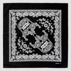 Skull Mask And Paisley Bandana Black