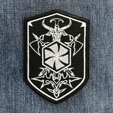 Nokturnal Mortum - Slavonic Black Brotherhood Embroidered Velcro Patch