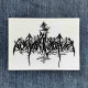 Nokturnal Mortum - Істина (Verity) Logo (Black On White) Embroidered Velcro Patch