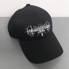 Nokturnal Mortum - Goat Horns White Logo Baseball Cap