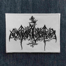 Nokturnal Mortum - Істина (Verity) Logo (Black On White) Embroidered Patch