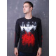 Absu - Barathrum: V.I.T.R.I.O.L. Baphomet Red (FOTL) Black Longsleeve