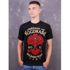 Ragnard Rock Fest - Children Of Yggdrasil Black T-Shirt
