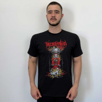 Necromantia - Alpha And Omega - The Coiling Dragon (FOTL) Black T-Shirt