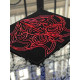 Abruptum Red Logo Silkscreen Printed Patch