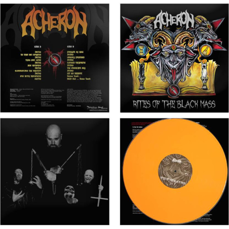Acheron - Rites Of The Black Mass LP (Orange Vinyl)