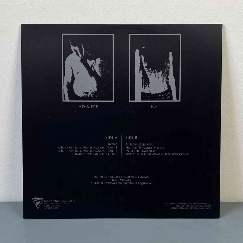 Afraid Of Destiny - Agony LP (Black Vinyl)