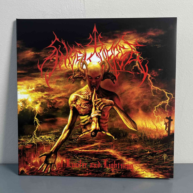 Angelcorpse - Of Lucifer And Lightning LP (Gatefold Orange Crush/Black Marble Vinyl)