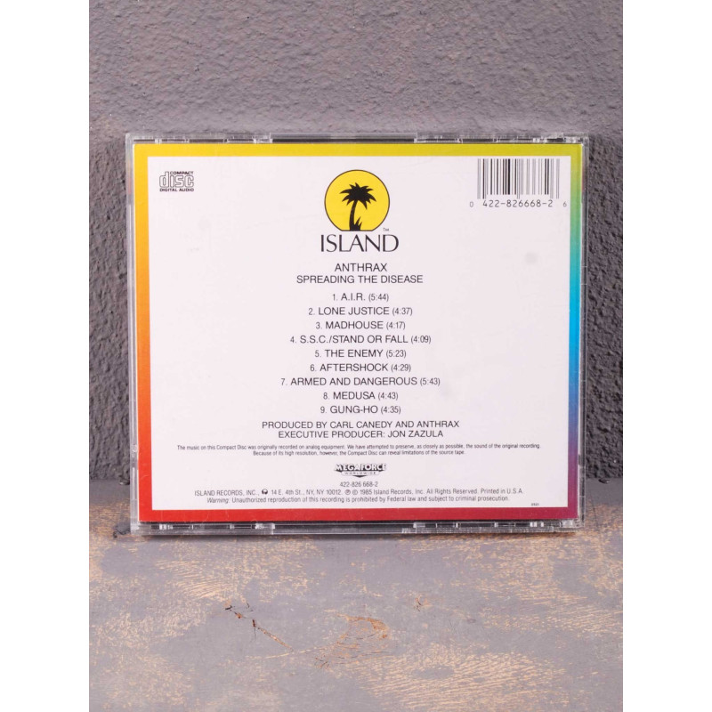 Anthrax - Spreading The Disease CD (Used)