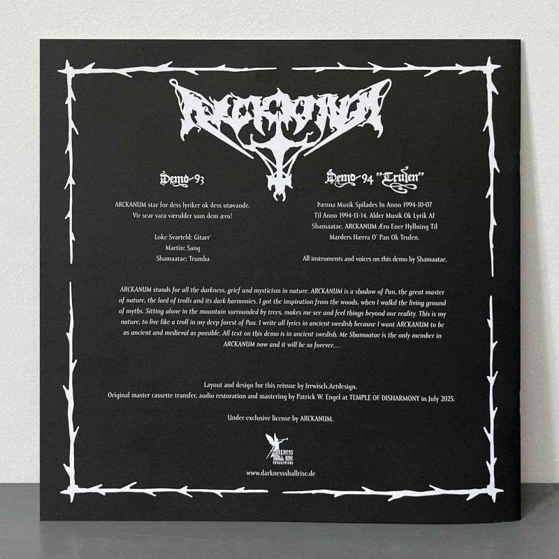 Arckanum - Gava Fran Trulen (The Demo Years) 2LP (Gatefold Transparent Brown With Black Marbled Vinyl)
