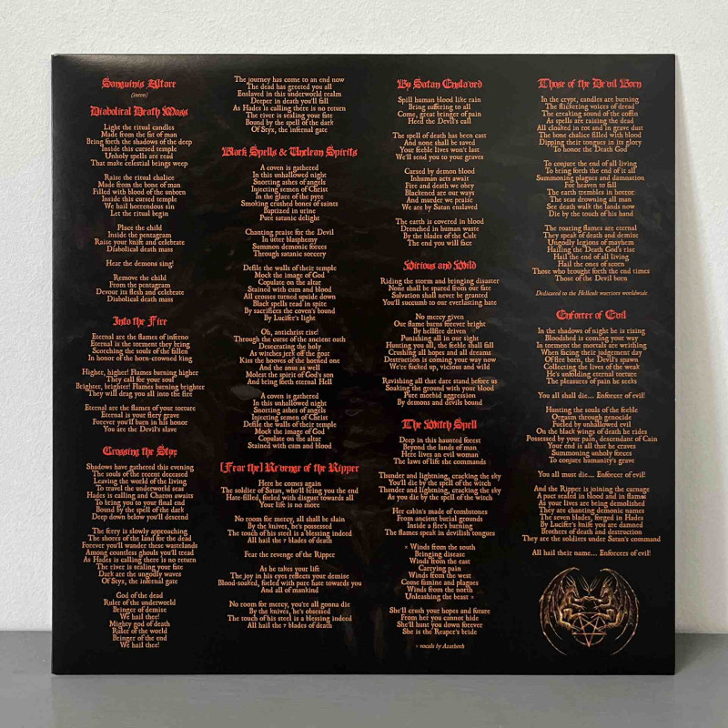 Bewitched - Diabolical Death Mass LP (Red/Black Marbled Vinyl)