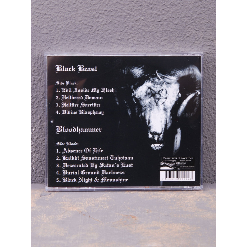 Black Beast / Bloodhammer - Unholy Finnish Black Horror Union CD