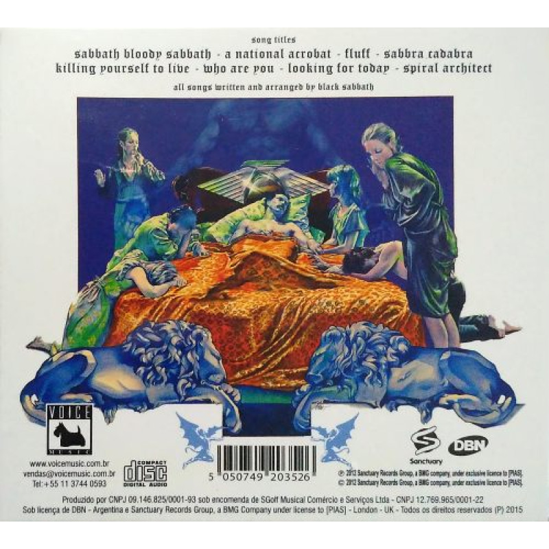 Black Sabbath - Sabbath Bloody Sabbath CD Digi