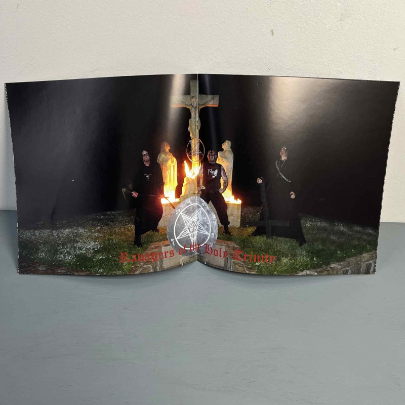 Black Witchery - Inferno Of Sacred Destruction LP (Clear With Red Galaxy Vinyl)