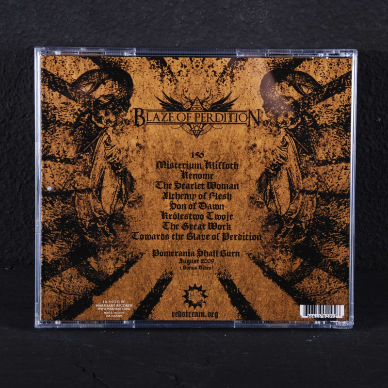 Blaze Of Perdition - Towards The Blaze Of Perdition CD (USA)