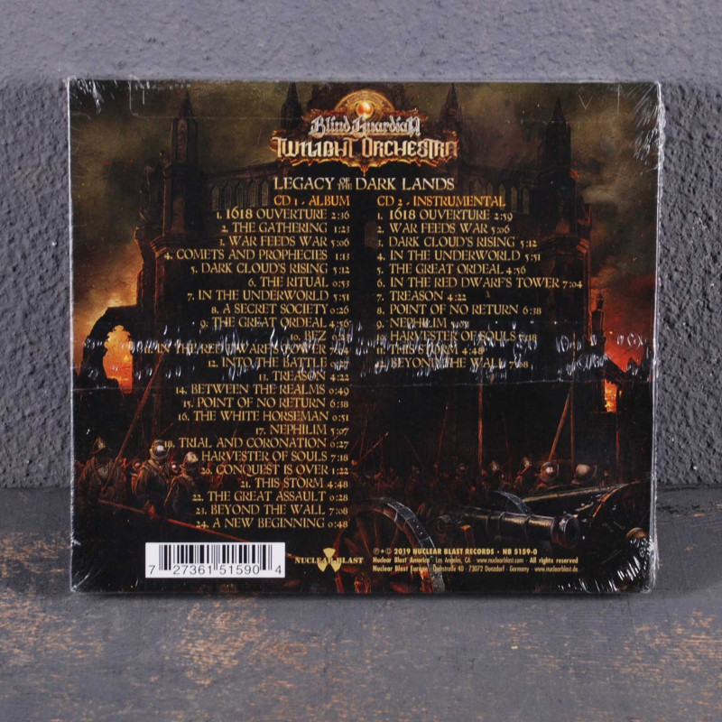 Blind Guardian Twilight Orchestra - Legacy Of The Dark Lands 2CD Digi