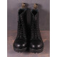 Steel Boots 10 Eyelets Black