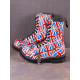 Steel boots British Flag on 10 eyelets
