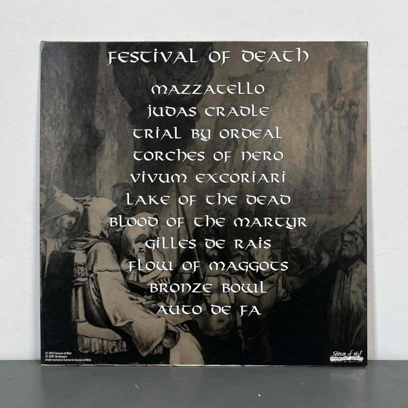 Brodequin - Festival Of Death LP (Gold And Marble Orange Vinyl)