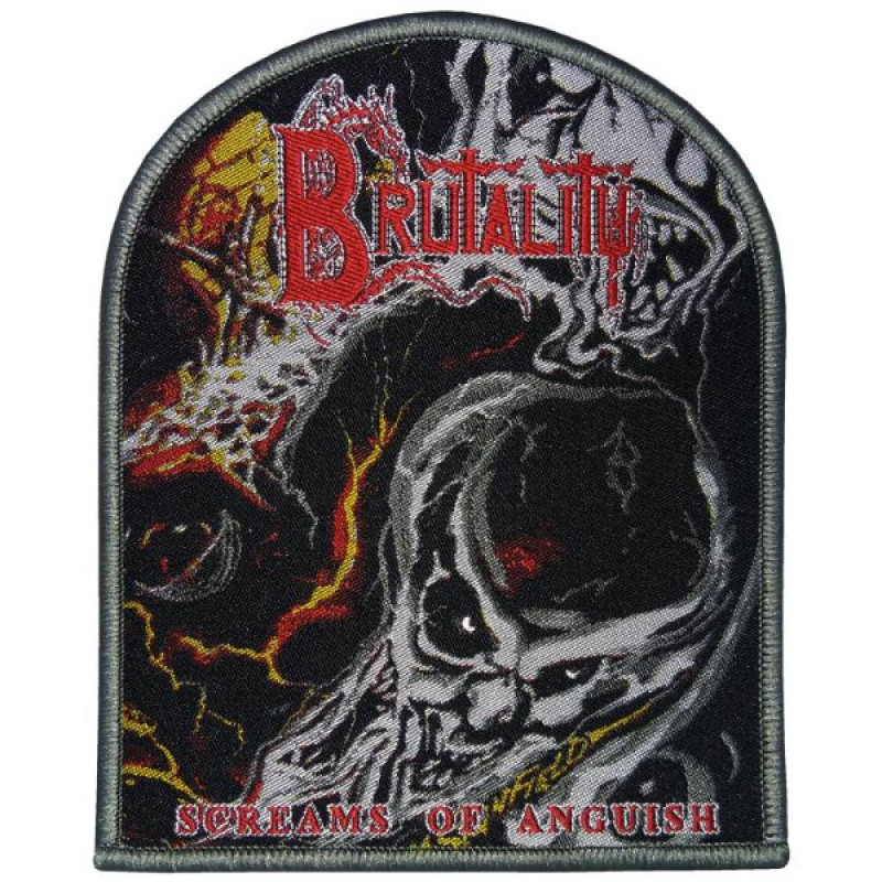 Brutality - Screams Of Anguish Woven Patch