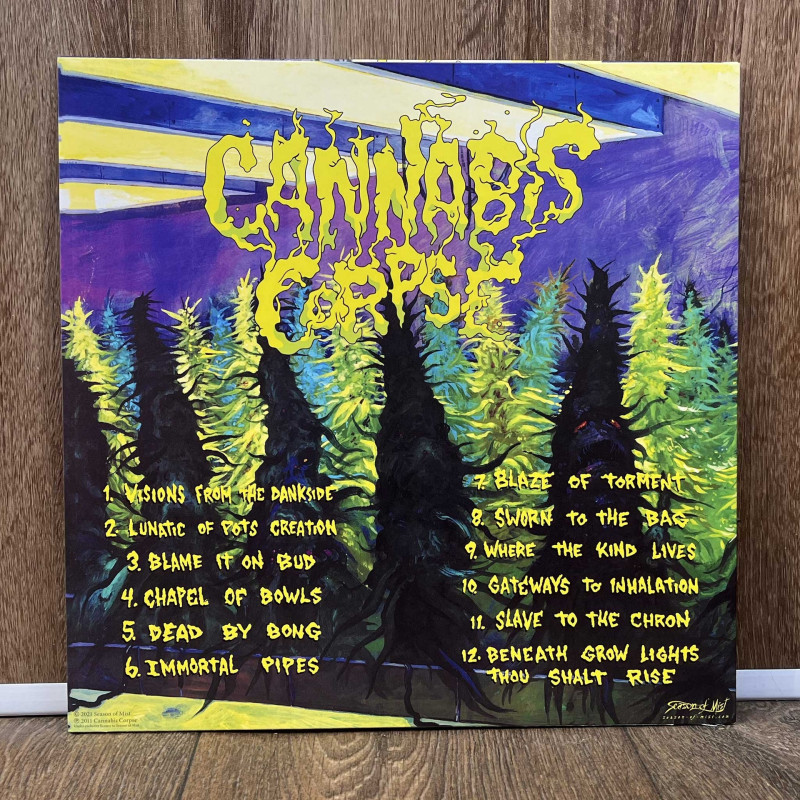 Cannabis Corpse - Beneath Grow Lights Thou Shalt Rise LP (Neon Yellow Vinyl)