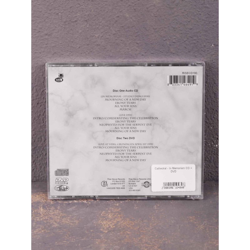Cathedral - In Memoriam CD + DVD
